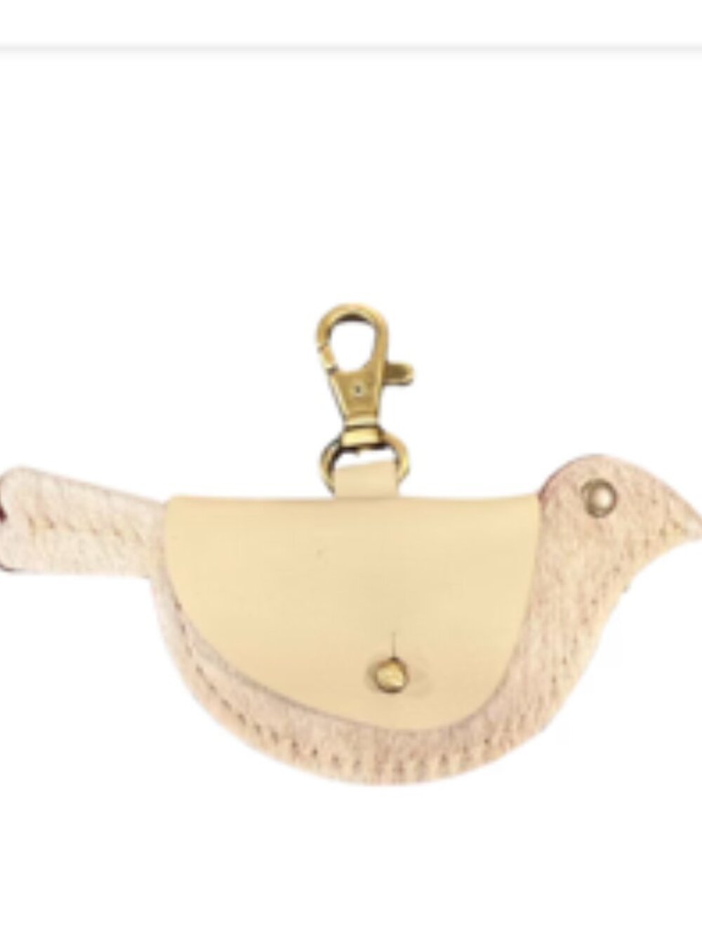 NWT Portland Leather Goods Unicorn Hair on Hide Mockingbird Pouch (RARE!)